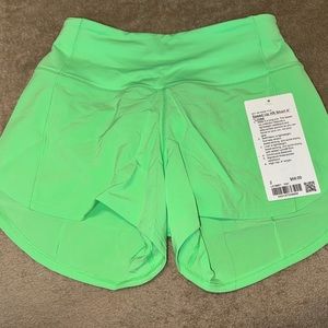 Brand new with tags Lululemon Speed Up shorts 4” size 2